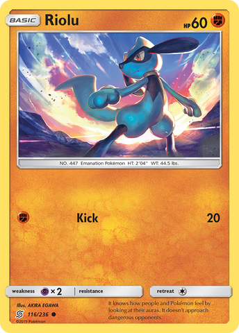 Riolu (116/236) [Sol y Luna: Mentes Unificadas] 