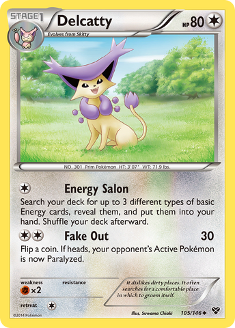 Delcatty (105/146) [XY: Conjunto básico] 