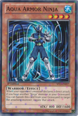 Aqua Armor Ninja [SP13-EN017] Starfoil Raro 