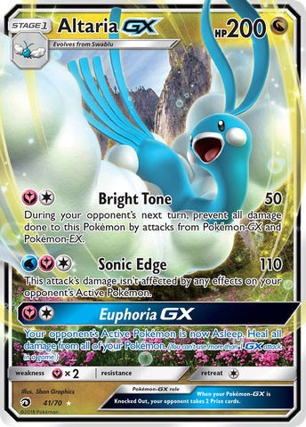 Altaria GX (41/70) [Sol y Luna: Majestad del Dragón] 