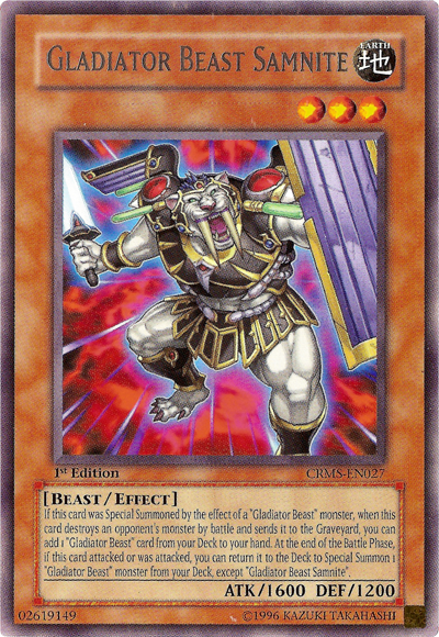Bestia Gladiador Samnita [CRMS-EN027] Raro 