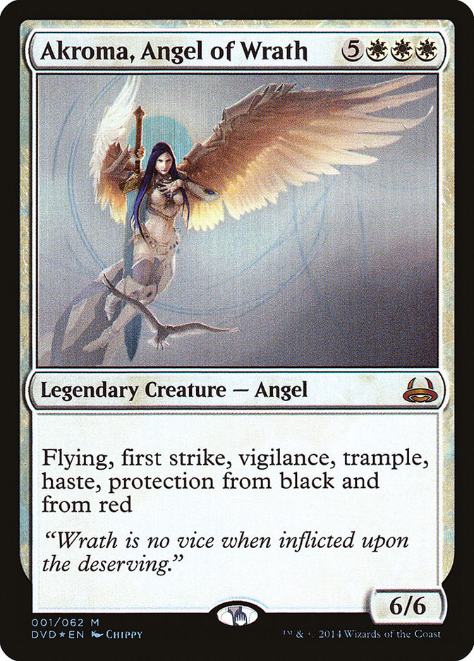 Akroma, ángel de la ira (divino contra demoníaco) [Antología de Duel Decks] 