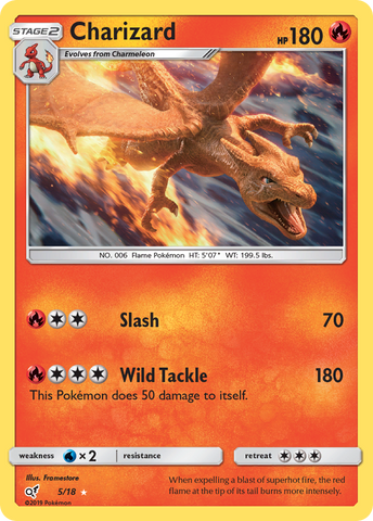 Charizard (18/5) [Sol y Luna: Detective Pikachu] 