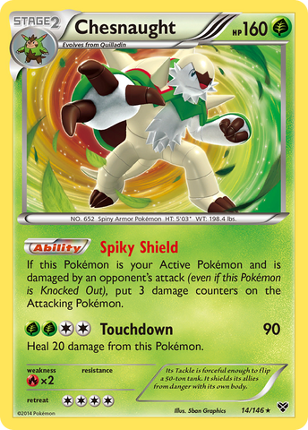 Chesnaught (14/146) [XY: Conjunto básico] 