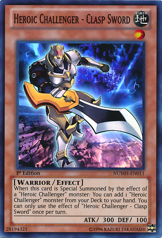 Retador heroico - Espada con cierre [NUMH-EN011] Súper raro 