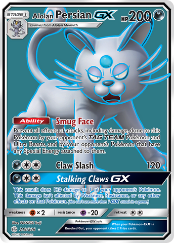 Alolan Persian GX (219/236) [Sol y Luna: Eclipse cósmico] 