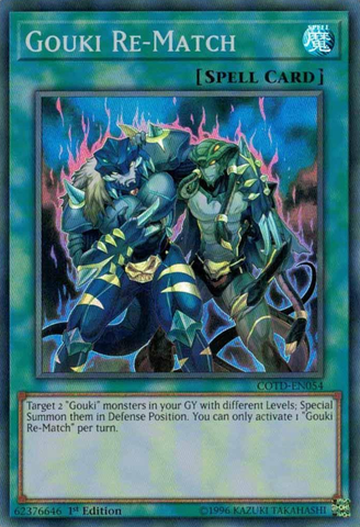 Revancha de Gouki [COTD-EN054] Súper raro 
