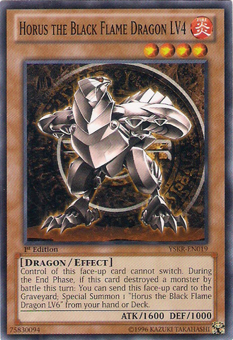 Horus el Dragón de Llama Negra LV4 [YSKR-EN019] Común 