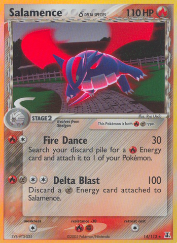 Salamence (14/113) (Especie Delta) [EX: Especie Delta] 