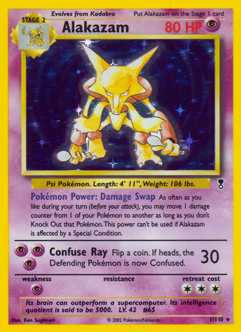 Alakazam (1/110) [Colección legendaria] 