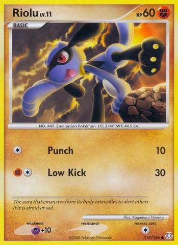 Riolu (117/146) [Diamante y Perla: Leyendas despiertas] 