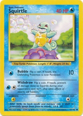 Squirtle (63/102) [Conjunto básico ilimitado] 