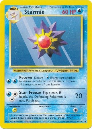 Starmie (64/102) [Conjunto básico ilimitado] 