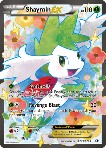 Shaymin EX (RC21/RC25) [Blanco y negro: Tesoros legendarios] 