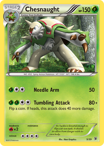 Chesnaught (5/39) [XY: Conjunto inicial de Kalos] 