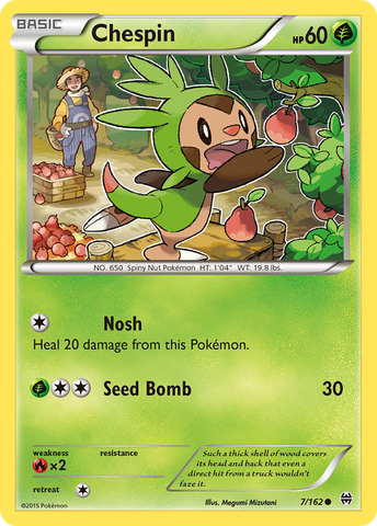 Chespin (7/162) [XY: AVANCE] 