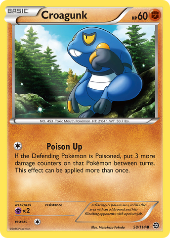 Croagunk (58/114) [XY: Asedio de vapor] 
