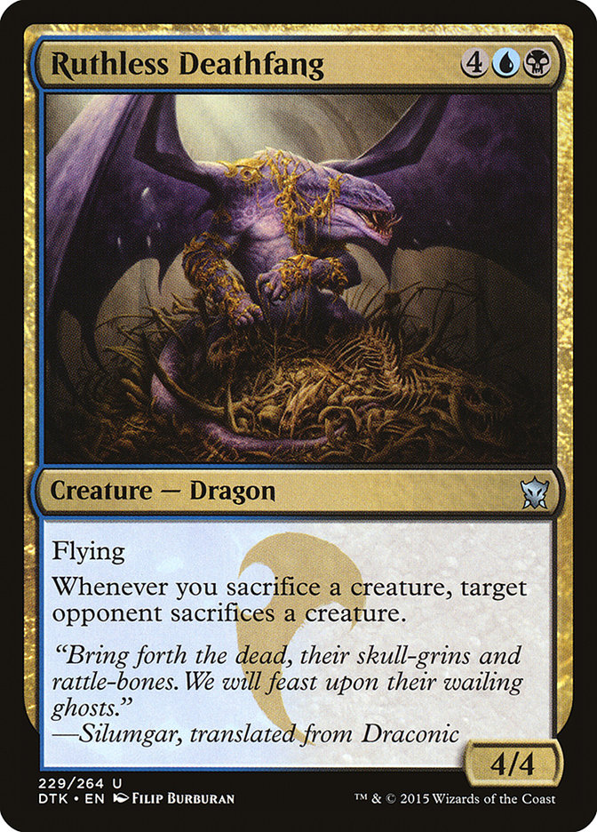 Colmillo Mortal Despiadado [Dragones de Tarkir] 