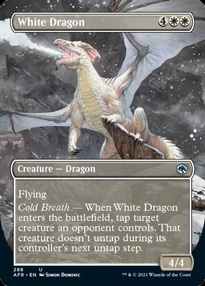 Dragón Blanco (Arte alternativo sin fronteras) [Dragones y Mazmorras: Aventuras en los Reinos Olvidados] 