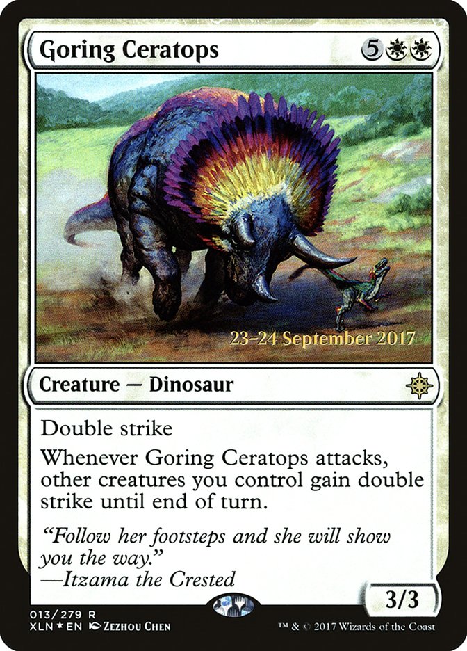 Goring Ceratops [Promociones de presentación de Ixalan] 