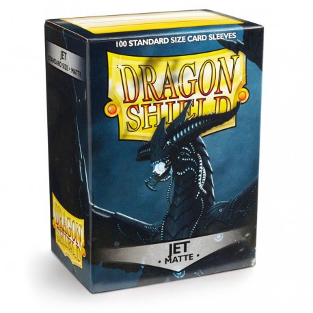 Fundas Dragon Shield - Jet Matte (100 protectores) 