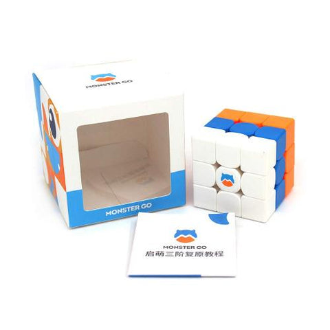 GAN 3X3 MONSTER GO STICKERLESS RAINBOW