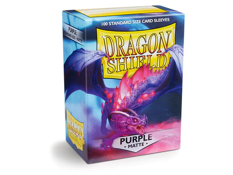 Dragon Shield Sleeves - Purple Matte (100 protectores)